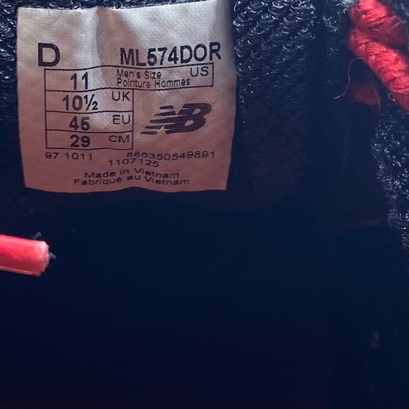 New Balance ML574DOR Red Dragon Zodiac width D Sneaker without box Men 11 - Picture 6 of 6